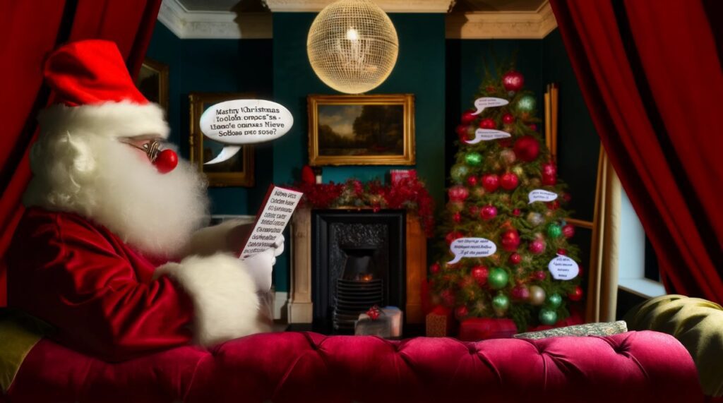 Kurze lustige Sprüche für Weihnachtskarten