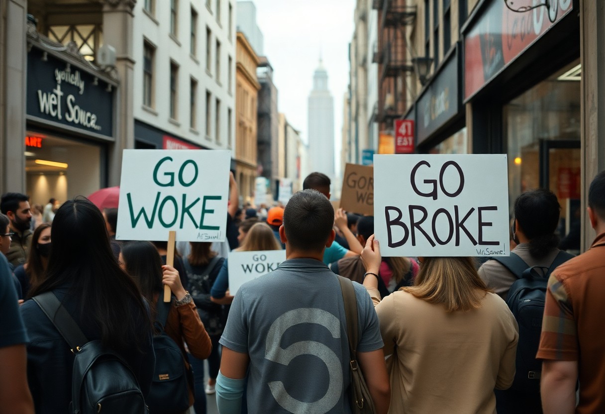 Was bedeutet „Go Woke, Go Broke“?